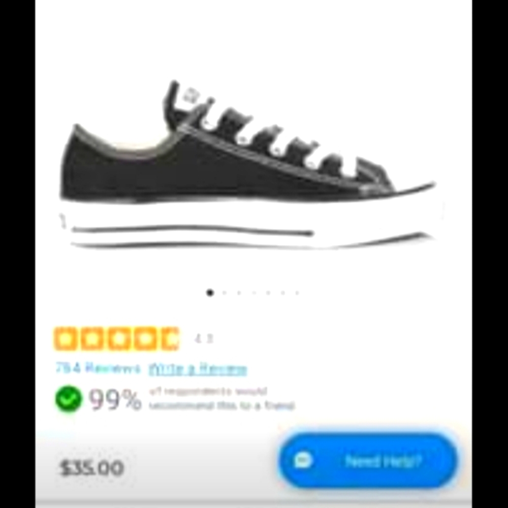 Size 12 Boys converse shoes